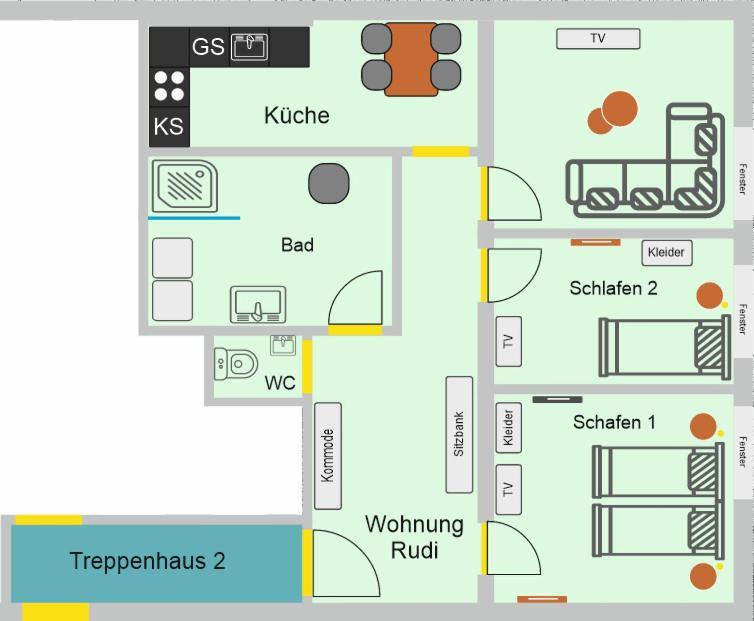 Provizial Ferienwohnung Rudi Wadgassen Zewnętrze zdjęcie